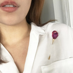 European And American Knotted Brooches