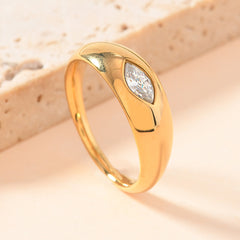 European And American Casting Diamond Diamond-studded Ring