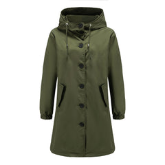 Waterproof Anorak Women's Casual Long Coat
