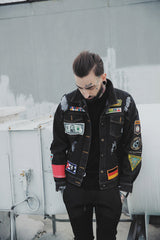 Ripped Denim Jacket Trendy Handsome Jacket