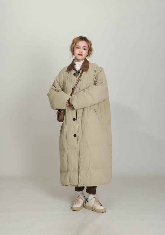 Winter Cotton Jacket, Casual And Loose Fit, Knee Length Short Down Jacket