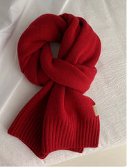 Pure Wool Scarf Gloves Hat