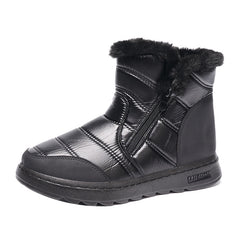 Women's High Cotton-padded Shoes Cold-proof Warm With Velvet
