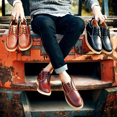Men's Leather Shoes Height Increasing Insole 6cm