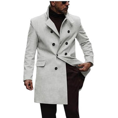 European And American Woolen Coat Men
