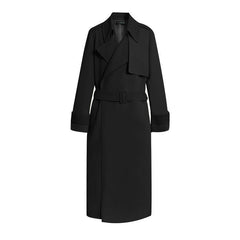 Mid-length Over-the-knee Trench Coat