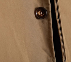 Retro Down Mid-length Trench Coat