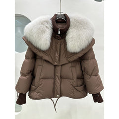 Jacket Female Light Luxury Loose And Warm Puffer Jacket Coat