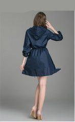 Men's And Women's Japanese Style Autumn  Winter Windbreaker With Foldable Cuffs