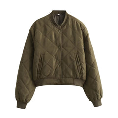 Autumn And Winter Ladies Comfort And Casual Short Cotton Jacket Jacket Coat