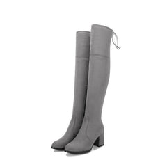 Winter Warm Thick-heeled Over-the-knee Women's Boots