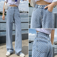 Loose Straight Leg Trousers Wide Leg Mopping Pants